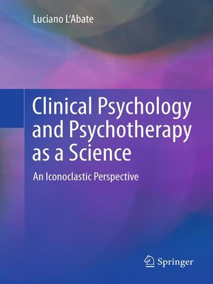 cover image of Clinical Psychology and Psychotherapy as a Science